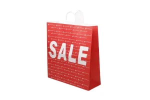 OEM Food Takeout Paper Bag Takeaway Packaging Custom Printed Logo Kraft Brown Paper Bags for Promotion Supermarket