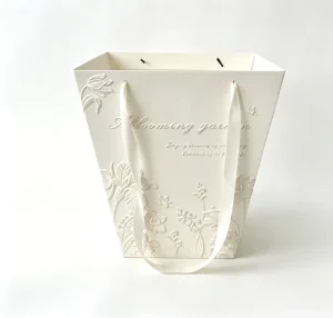 OEM ODM 2 Color Print Purple Paper Bag Machine Made Paper Gift Bags
