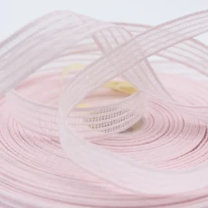 OEM ODM Custom Organza Ribbon Roll for Wedding Favor Decoration