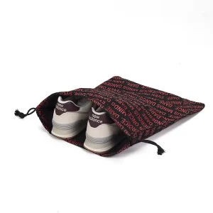 OEM ODM Customized Printing Banded Promotional Gift Retail Packaging Cotton Drawstring Pouch Dust Bag for Shoe Apparel Storage