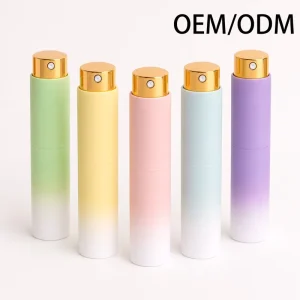 OEM/ODM Refillable Perfume Atomizer 10 ml Plastic Twist-up Travel Spray Bottle Perfume for Hair Mist