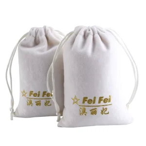 OEM Recycled Custom Size & Logo Cotton Canvas Drawstring Dust Bag