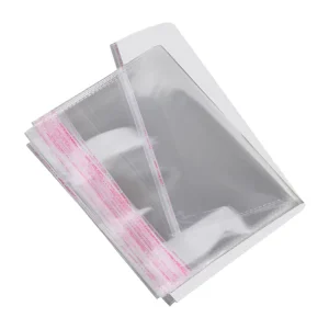 OPP Self Adhesive Double Layer 5 Silk 5*26CM Film Bags Transparent Packaging for Jewelry Clothing and Shoes for Cakes Too