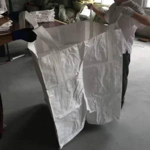 Open Top FIBC Bulk Bag with 4 Lift Loops and Sift Proof Seams