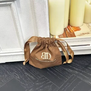 Organic Cotton GOTS Certified Biodegradable Drawstring Pouch Bags for Gifts Stickers & Crafts Dust Bag