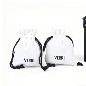 Organic Customized Logo Reusable Cartoon Pattern Shopping Bag for Clothing Shoes Dust Drawstring Bags Advertising Use