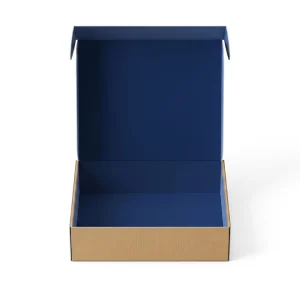 Organic Eco conscious Brown Kraft Paper Bespoke Logo Extra Hard Recyclable Corrugated Mailer Airplane Shipping Box Free Samples