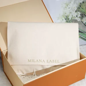 Organic Natural Large Capacity Canvas Handbag Clothing Books Dust Pouch Custom logo Printed Canvas Envelope Packing Bag