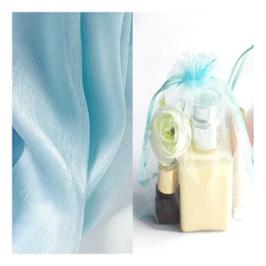 Organza Bags Organza Drawstring Bag Gift Clear Bag Polyester Printed Organza Fabric