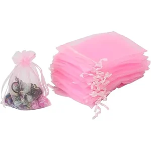 Organza Drawstring Favor Bags Mixed Color Sheer Mesh Wedding Christmas Baby Shower Jewelry Candy Hotel Gift Packaging