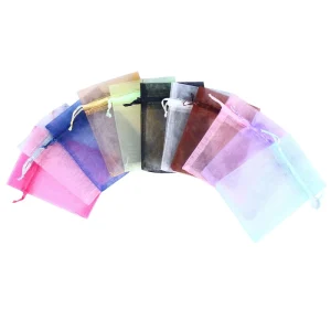 Organza Gift Bags & Pouches Moisture Proof OEM Customized Designs Fruit Packaging Guangdong Made