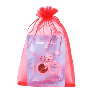 Organza Mesh Bag for Cosmetics Drawstring Gift Bag Packaging for Wedding Candy Cosmetics & Jewelry Storage