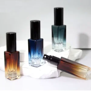 P-LAN Stock Luxury Gradient Color 5ml 10ml Glass Perfume Spray Bottles Luxury Cosmetic Glass Bottles