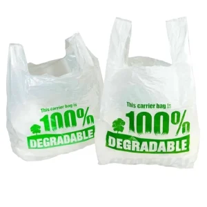 PBAT Biodegradable Plastic Bags Compostable Shopping Bags in Bulk