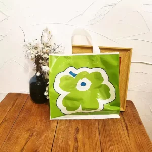 PE Plastic Custom Printed Shopping Bags for Trendy Clothing Stores Extra Thick
