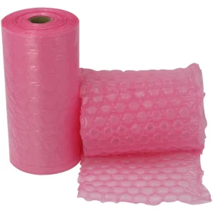 PE Plastic Shock proof Protective Air Bubble Cushioning Roll Eco friendly Customizable Size Shipping