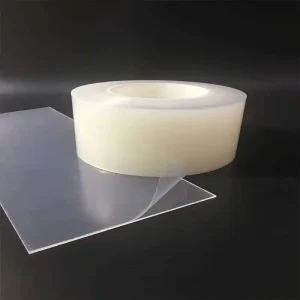PE Soft Self Adhesive Film with Blow Molding No Glue Residue for Acrylic Board PC Panel High Glossy Surface Protection