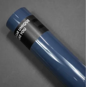 PET Cement Grey Car Vinyl Wrap Roll 1.52*16m Air Release No Bubble Anti Yellowing Auto Body Paint Protection Wrap Film