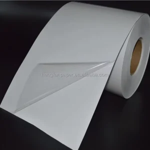 PET Film Paper Transparent Material Jumbo Roll for Self Adhesive Paper Sticker