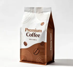 PM Custom Printed Custom Printed 200g 500g 1kg Sealing Bags With Valve Candy Cookies Coffee Bean Stand up Packaging Bags