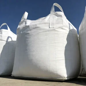 PP 100% Virgin PP Breathable Flat Bottom Jumbo Bulk Bag Super Sack Heavy Duty 1-2 Ton FIBC