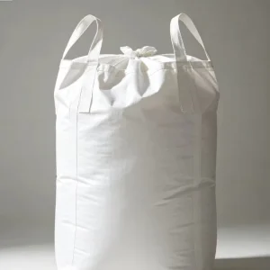 PP FIBC Jumbo Bag 1000kg Bulk Storage Full Open Top Flat Bottom Breathable for Mining Sand & Fertilizer Transportation