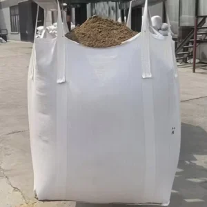 PP FIBC Ton Bags 1-ton Loading Capacity Durability Safety Factor 5:1 Fully Open Top Design