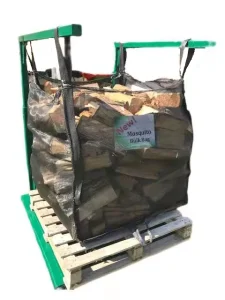 PP Mesh Breathable Vented Jumbo Bag Bulk Customized Firewood FIBC Container 1 Ton