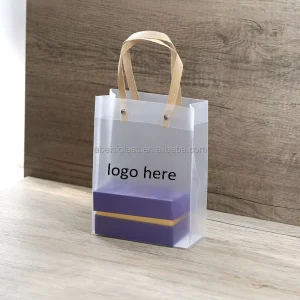 PP Plastic Packing Bags with Shoulder for Packaging Handle Plastic Bags
