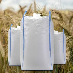 PP Woven Antistatic FIBC Bulk Jumbo Bags 1000kg Side Seam Loop Model H4-5 Safety Factor 5:1
