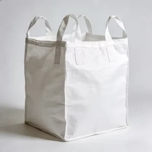 PP Woven Durable Open Top Flat Bottom Big Jumbo Bulk Bags 1 2 Ton Construction Packaging