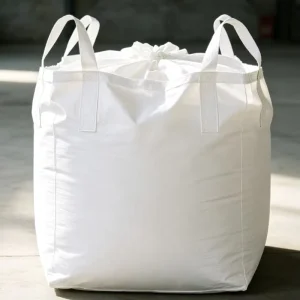 PP Woven FIBC Jumbo Bag 1 Ton Full Open Top Flat Bottom Breathable Bulk Bag