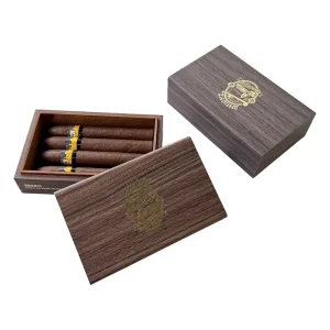 PVC Wood Cedar Cigar Box Matte-finished Wooden & Bamboo Boxes for Cigars and Tobacco