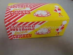 Paper Chicken Wing Boxes