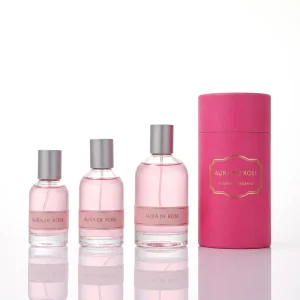 Perfume Bottles with Box Heavy Cap 30ml Pink 50ml Oil Perfume Bottle Label Sticker Refillable
