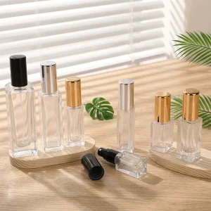 Perfume Decanting Bottle 3-30ml in Stock Glass Square Spray Bottle Empty Perfume Bottle