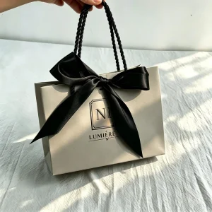 Personalised Luxury Boutique Giftbag Packaging Custom Gift Bags With Logo Print