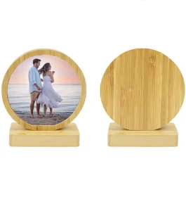Personalized Bamboo Photo Frame for Heat Transfer Wood Gift Sublimation Blank