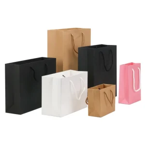 Personalized Boutique Paper Bags High Quality Luxury Shopping Bags With Custom Logo