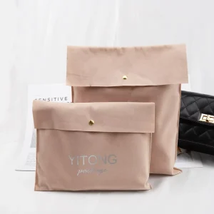 Personalized Luxury Handbag Dust Envelope Bag Soft Velvet Fabric Garment Storage Packing Shoes Dust Envelope Pouch