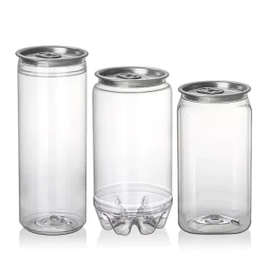Pet Plastic Bottles for Juice Milk Tea Liquor Plastic Can Bottle 12 oz Plastic Juice Bottle
