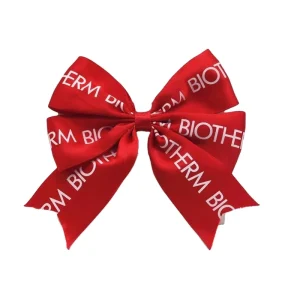 Pink Satin Ribbon Bow With Elastic Loop for Gift Packing