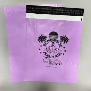 Pink Shipping Mailer Bags Custom Logo Clothing Packaging Bags Waterproof Courier Bags