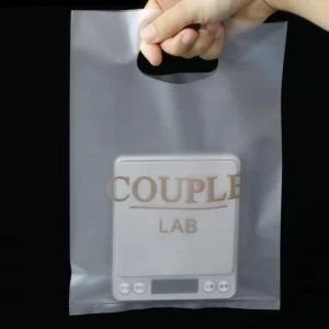 Plain Plastic Vacuum Packing Loop Handle Zipper Packaging Opp Parcel Flat Corn Starch Seal Bags