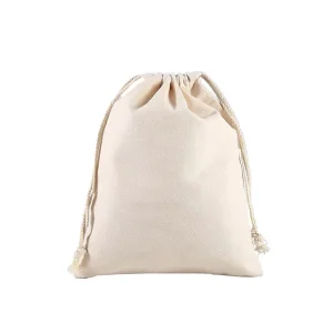 Plain White Cloth Dust Bags Cotton Drawstring Dust Bags for Handbag With Custom Logo