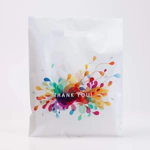 Plastic Bag Retail Shopping Goodie Bag Reusable Gift Bags with Handles for Boutique
