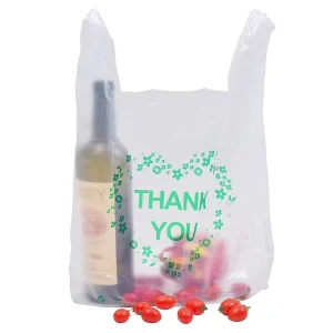 Plastic Bag Thank You Shopping Pp Plastic Grocery T Shirt Bags Plastic Bags With Logos