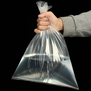 Plastic Bags Clear Recyclable Polyethylene Flat Poly Bag for Packing