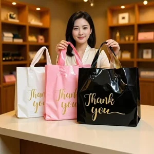 Plastic Bags for Small Business Plastic Retail Custom Plastic Shopping Bags with Logos