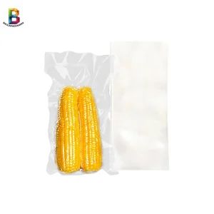 Plastic Boiling Vacuum Packaging Sealer Bag Clear Roast Corn Meat High Temperature Co-extrusion Retort Pouch for Food Storage